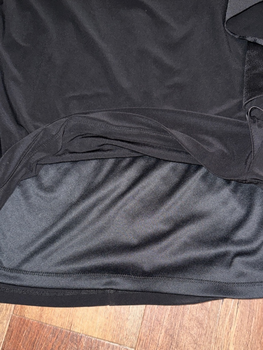 R&M Richards Black Ruffle Sheath Midi Dress - Picture 13 of 13